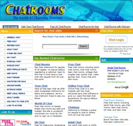 chatroom search engine, here is a great place to find quality new places to chat, if you're a webmaster, also a good place to submit your site and get free traffic